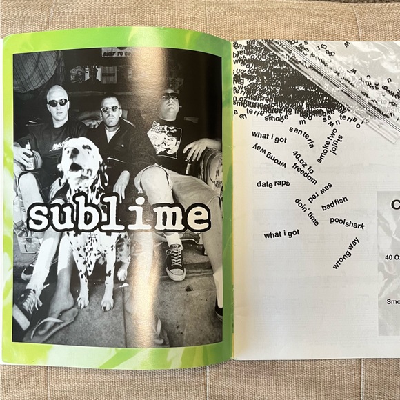 Sublime Greatest Hits Authentic Guitar TAB Sheet Music Book - Picture 2 of 5